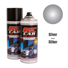 RC CAR COLOURS Metallic Silber (Spray 150ml)